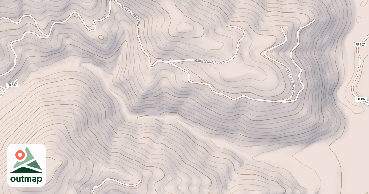 Map of MARTEN CREEK