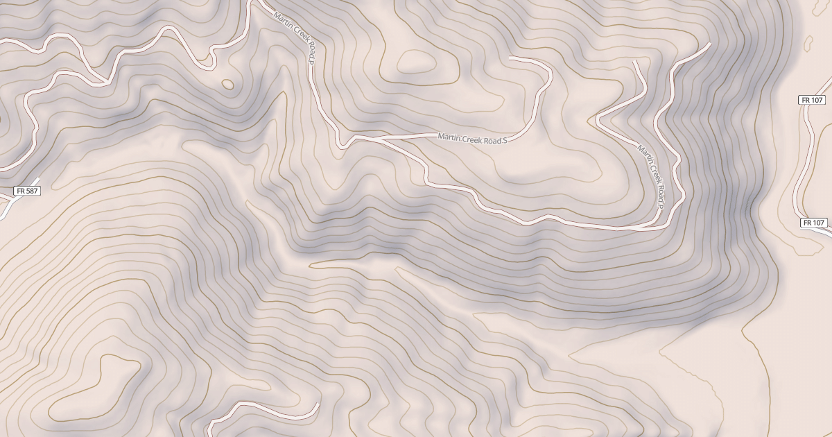 Map preview of MARTEN CREEK