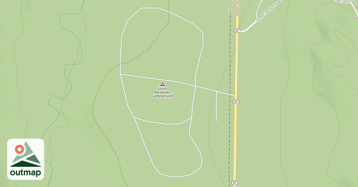 Map of SOUTH MEADOWS CG
