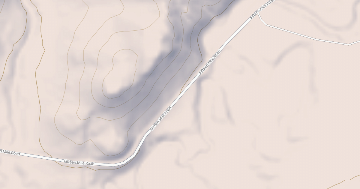 Map preview of FIFTEEN MILE
