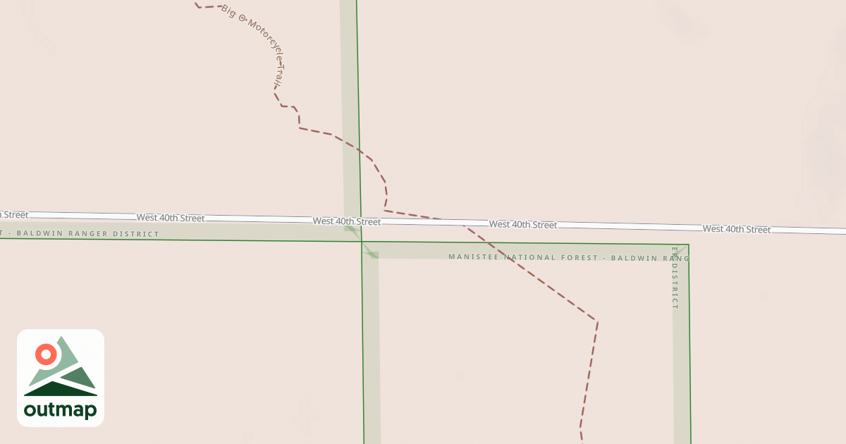 Map of Mcct - Big O Spur