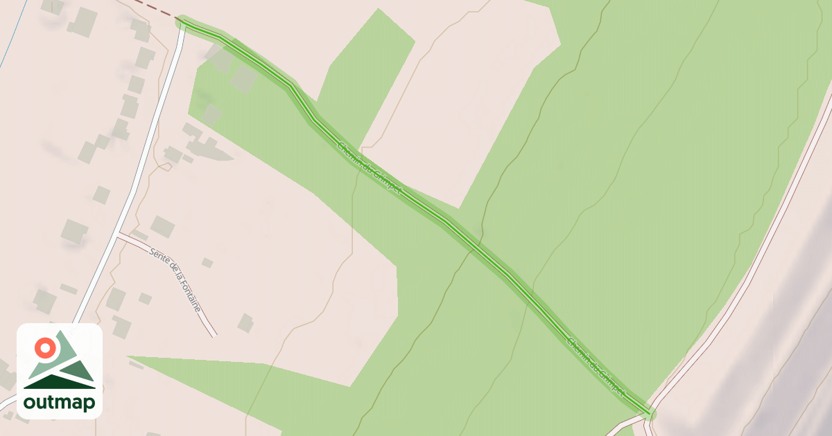 Map of Chemin du Grimpet