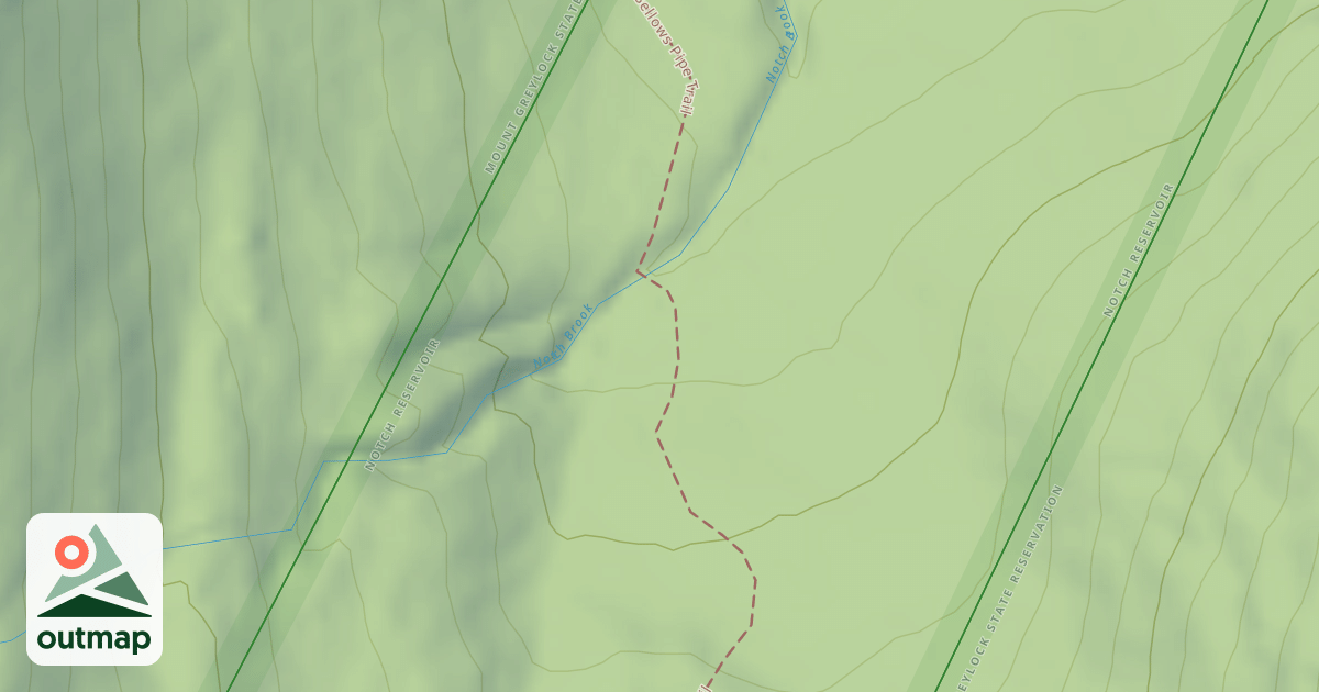 Map of Bellows Pipe Trail