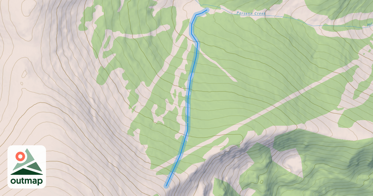 Map of Paintbrush