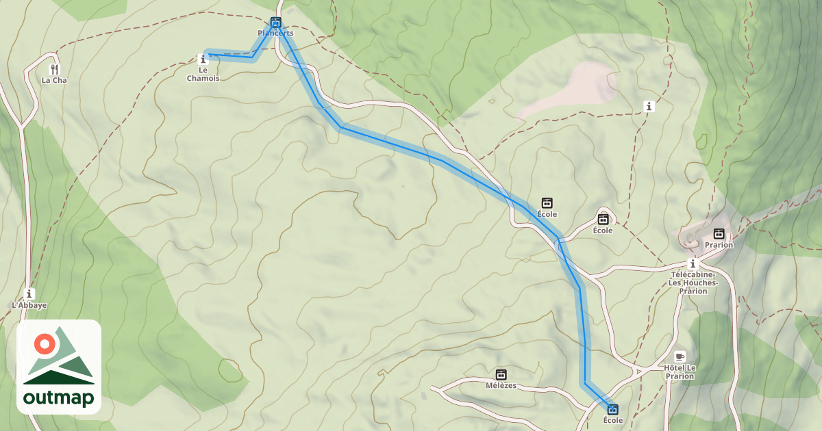 Map of Chamois