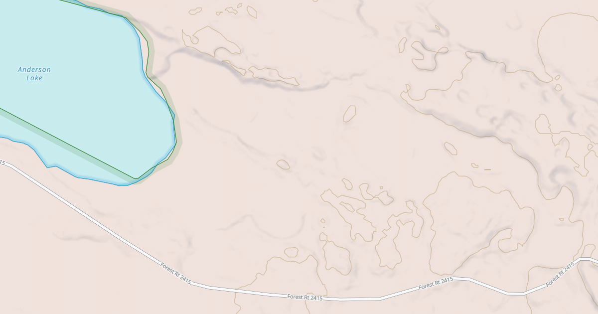 Map preview of WEST ANDERSON LAKE
