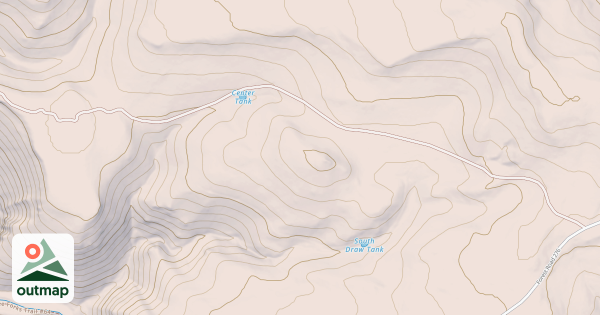Map of COYOTE TS.