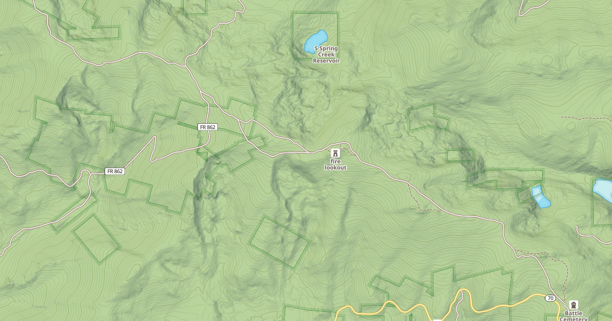 Map preview of CONTINENTAL DIVIDE