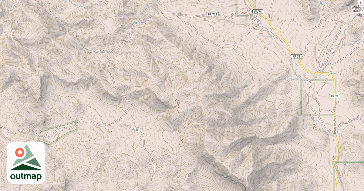 Map of HALFMOON VALLEY