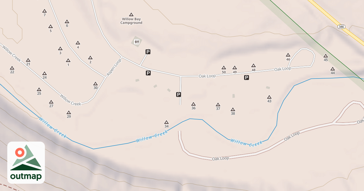Map of PINE LANE - A