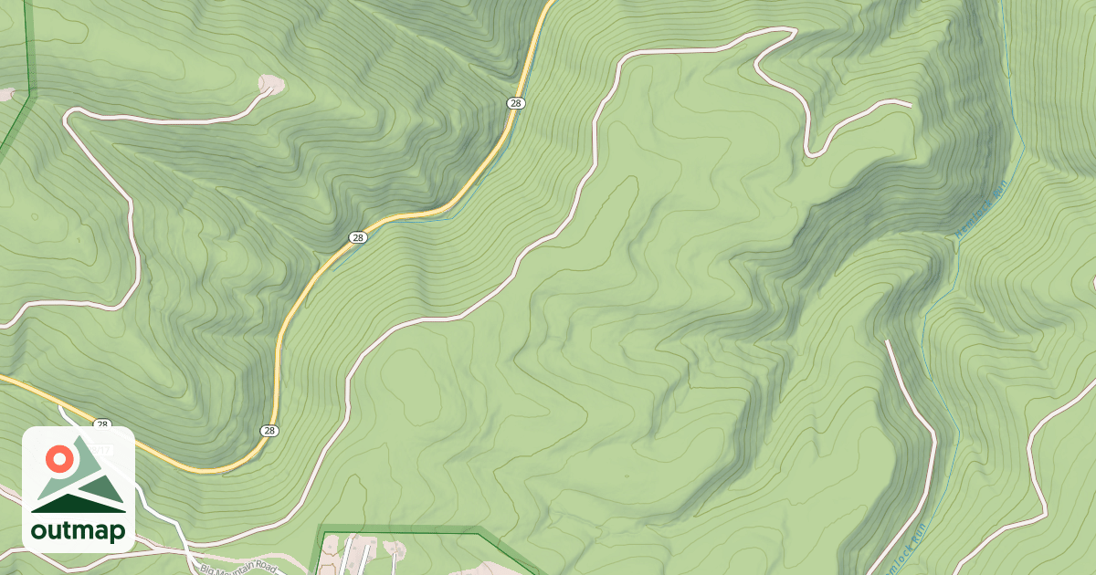 Map of BIG MTN. - A