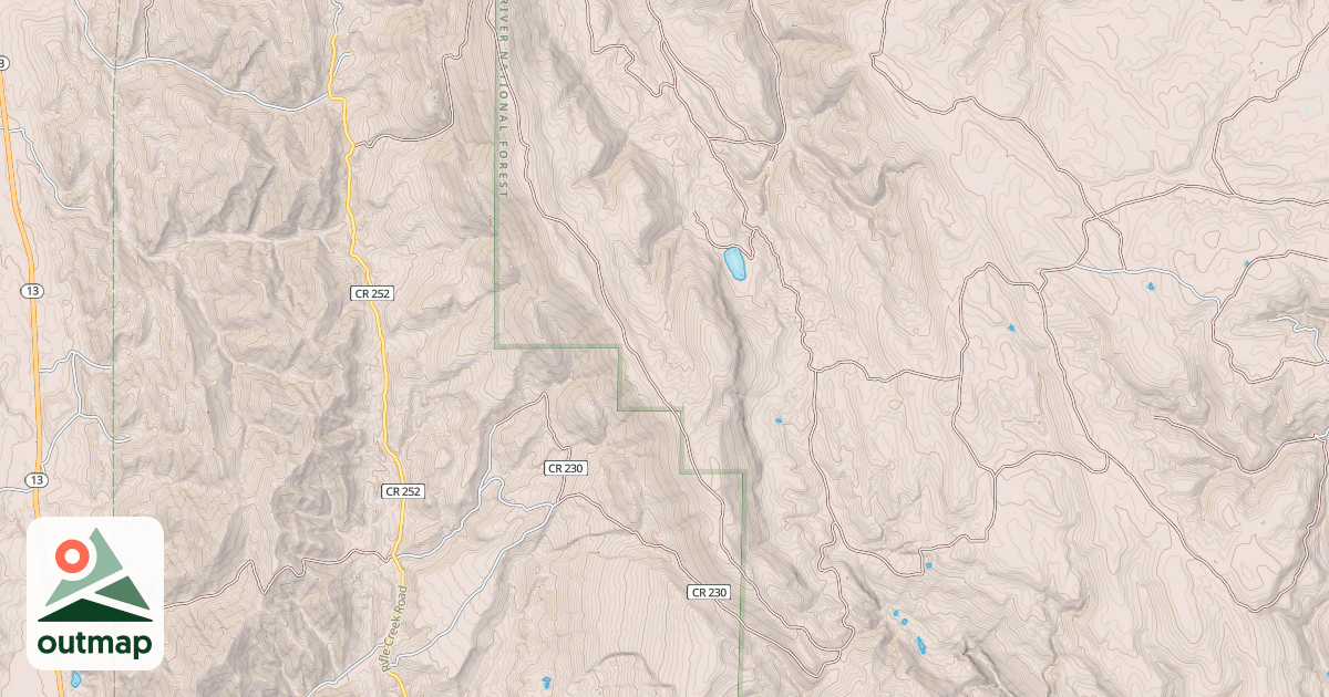 Map of BIG MOUNTAIN