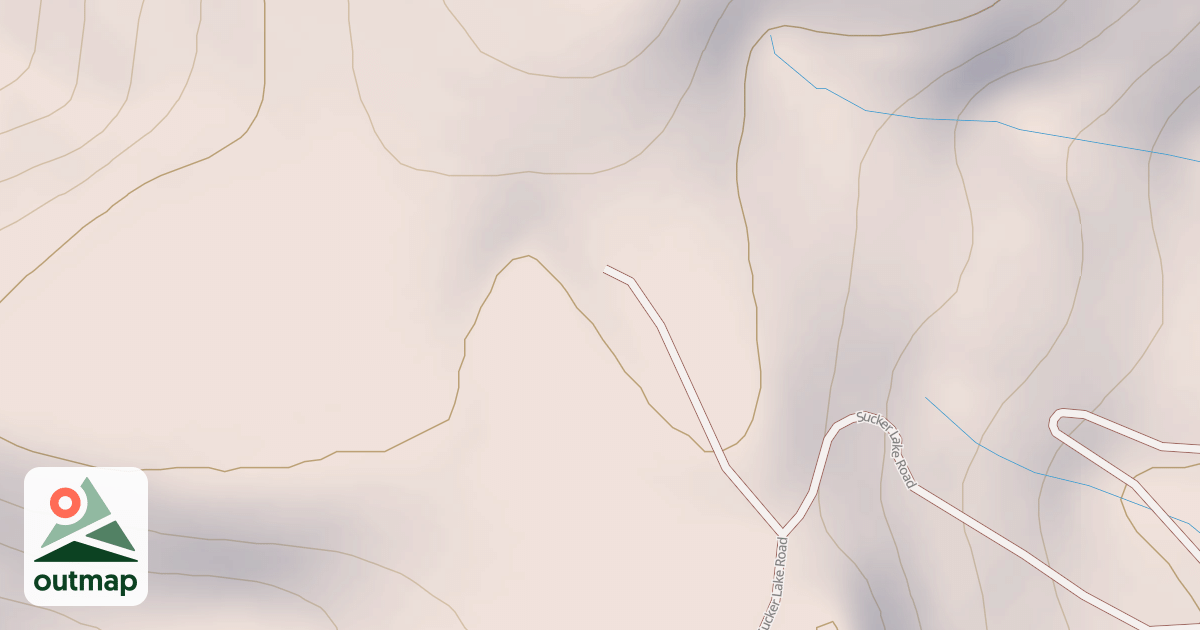 Map of SUCKER LAKE