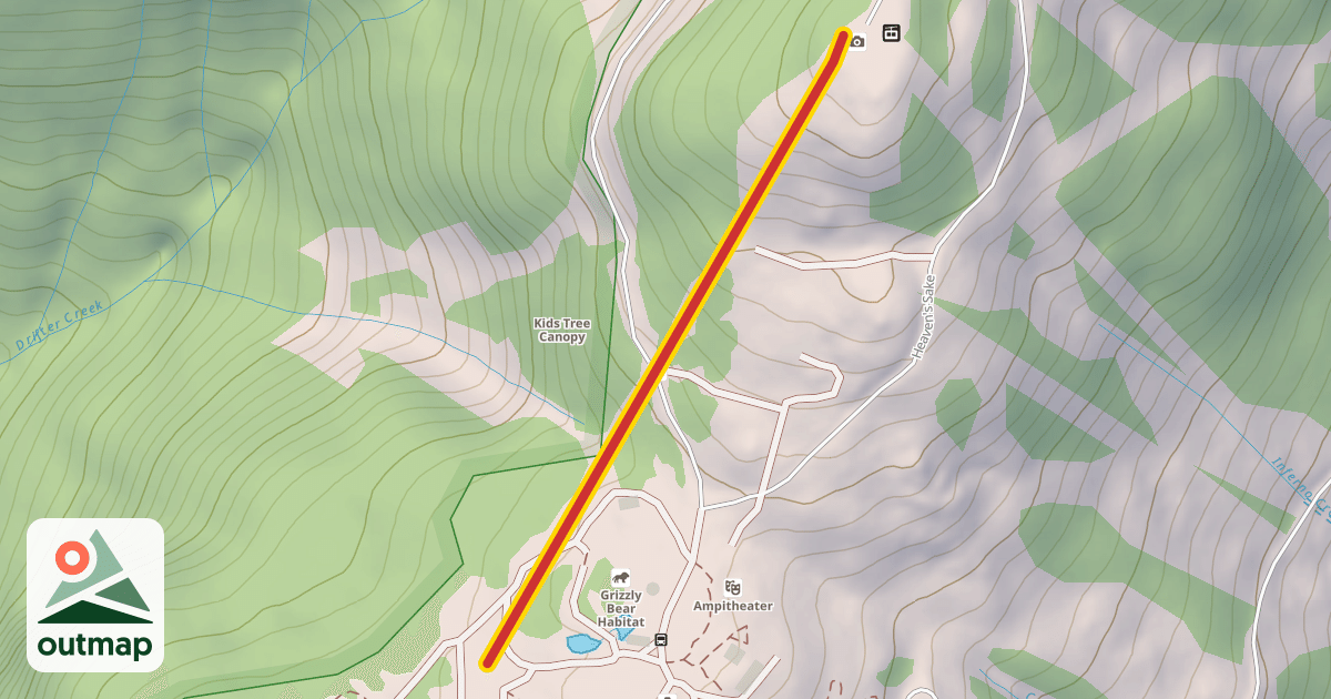 Map of Peak Chair