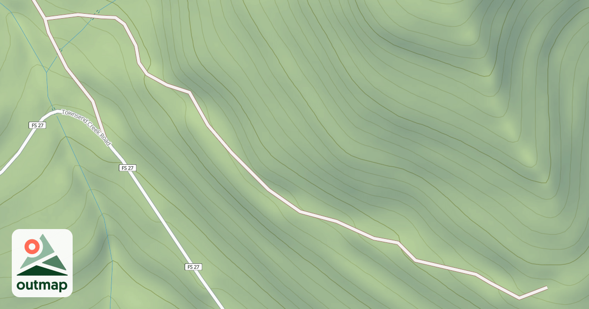 Map of USFS National Forest System Roads {F7210A1F-16BC-4D5E-A4DC-A10FEED58630}
