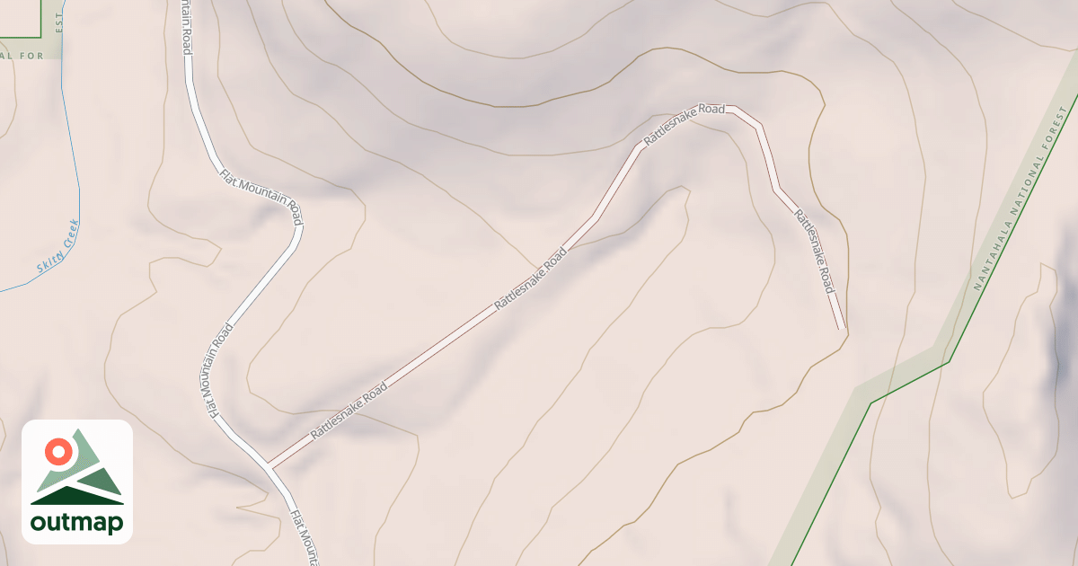 Map of RATTLESNAKE ROAD