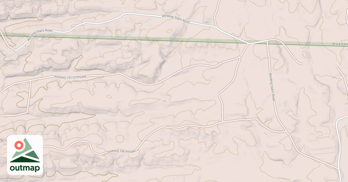 Map of USFS Motor Vehicle Use Map Roads {87097B28-FDD5-41A3-8AC8-902032586588}