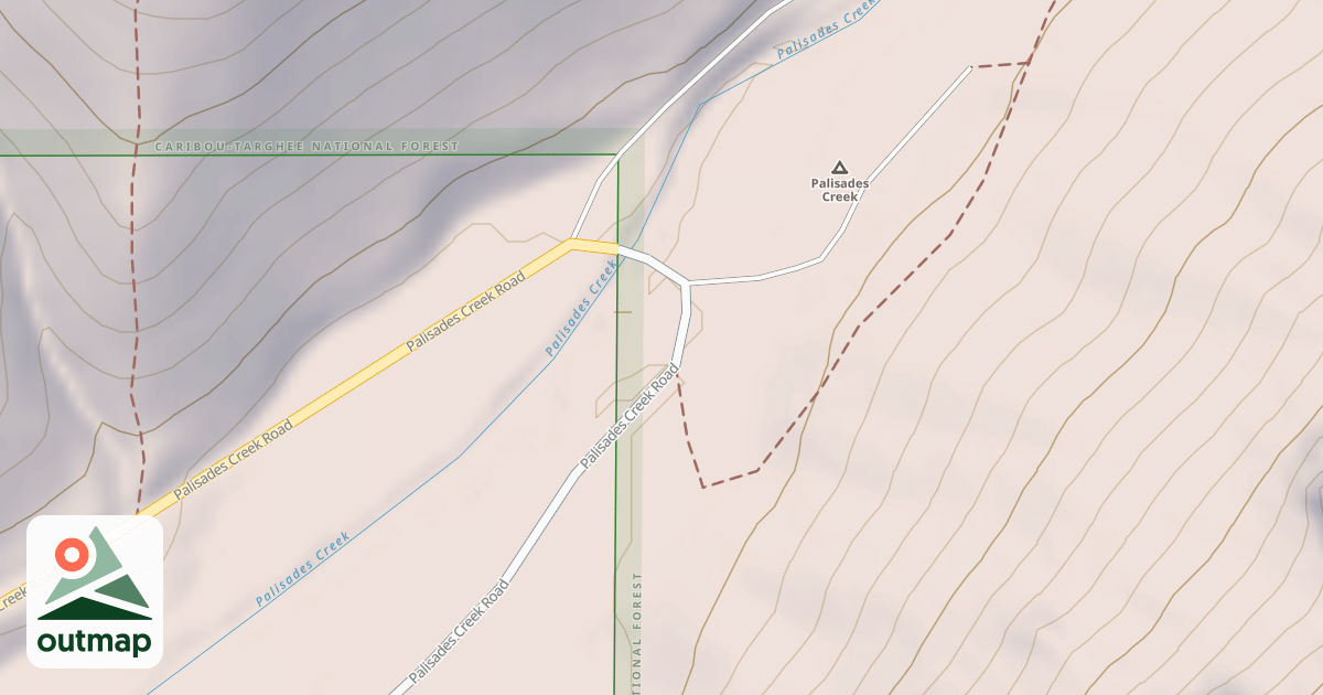 Map of PALISADES CG HORSE PRKG