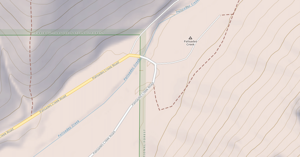 Map preview of PALISADES CG HORSE PRKG