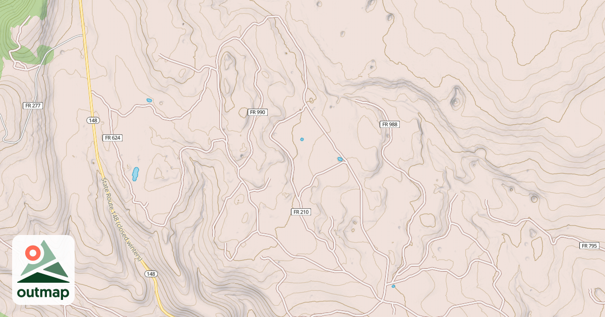 Map of Mitchell Sawmill