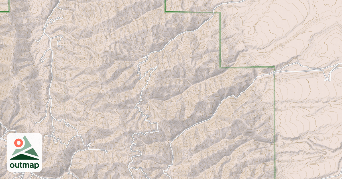 Map of GREEN CANYON