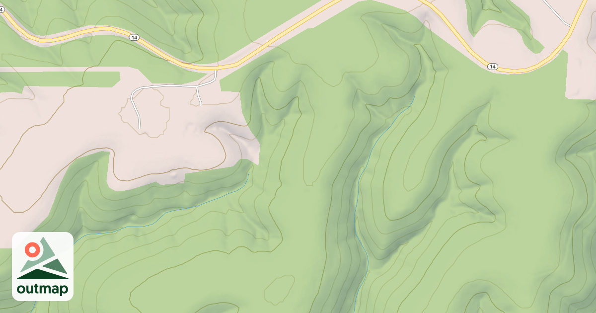Map of TWIN BRIDGES