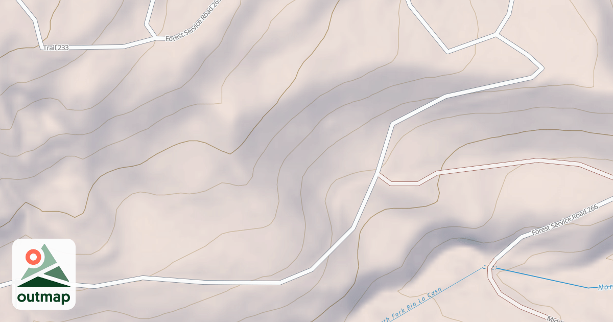 Map of RIO LA CASA