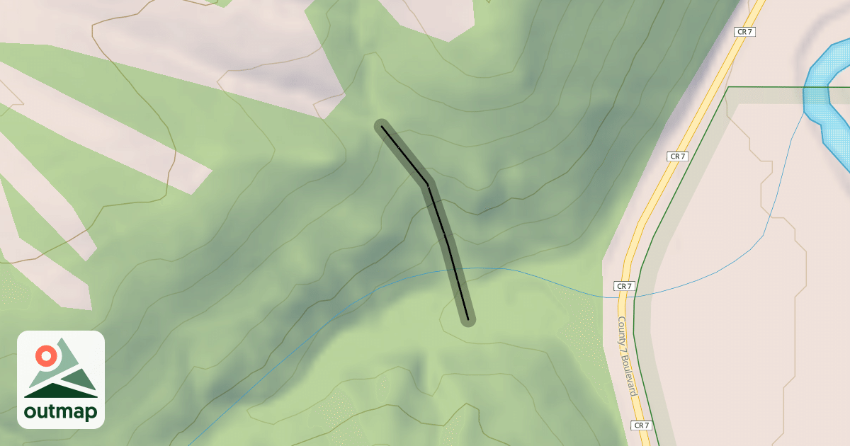 Map of Carter's Cliff in Goodhue