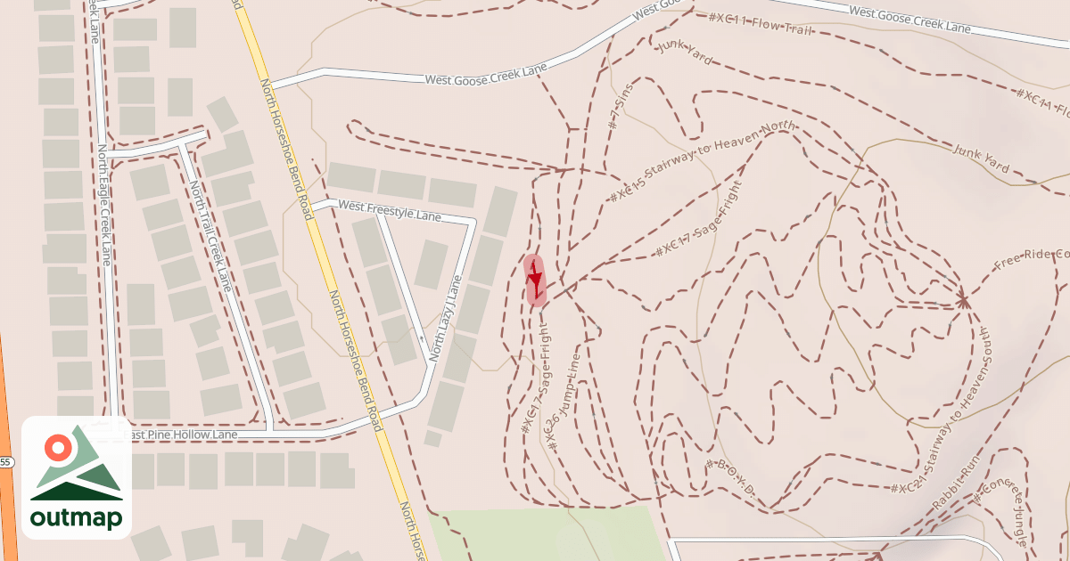 Map of #XC16 Expert Jump Line