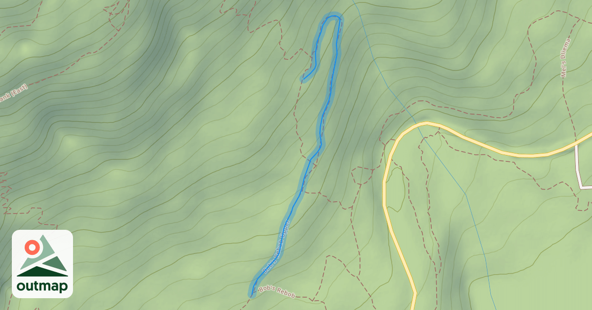 Map of Bob's Rebob Upper