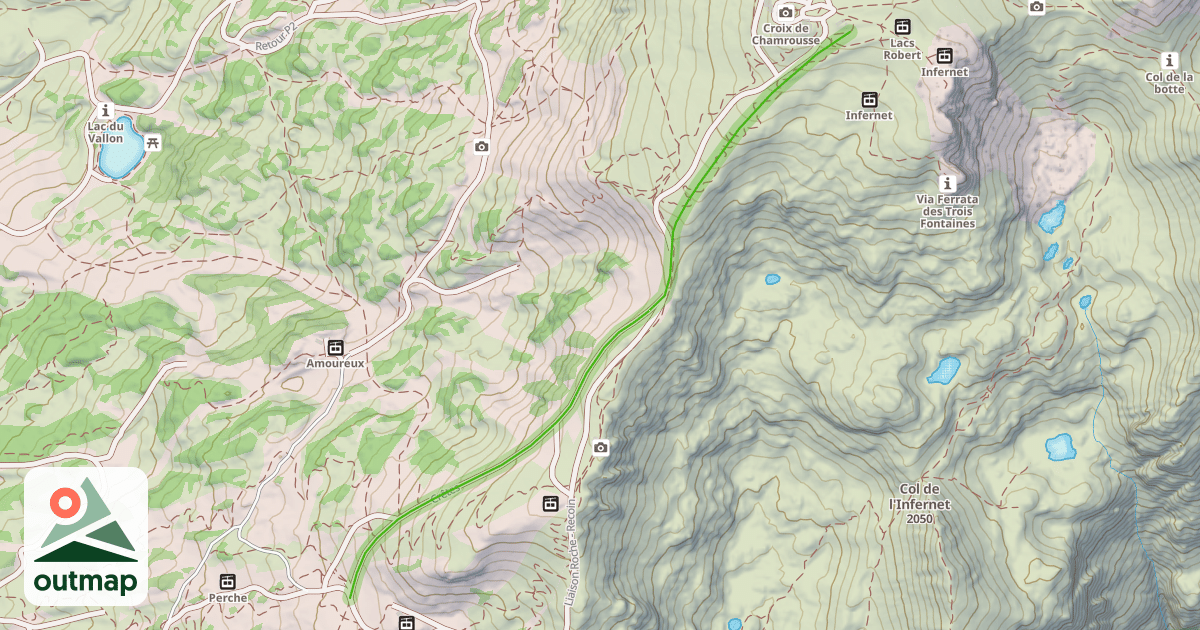Map of Crêtes