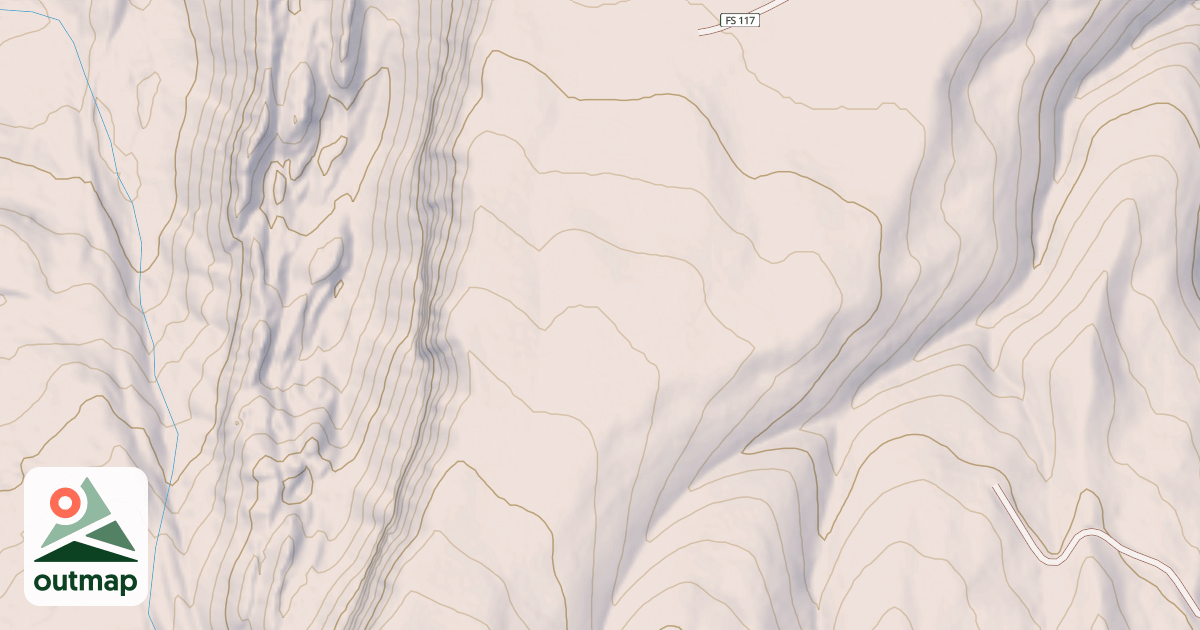 Map of USFS National Forest System Roads {6E592042-E70F-4BD1-A19E-90B69C6A262C}