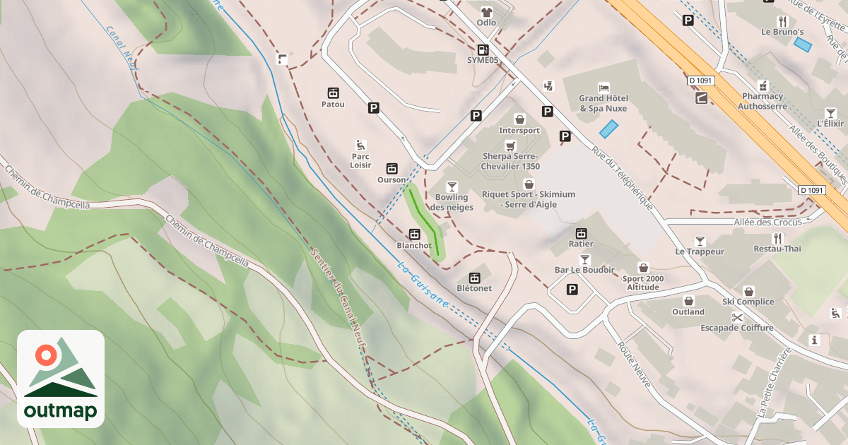 Map of Ourson