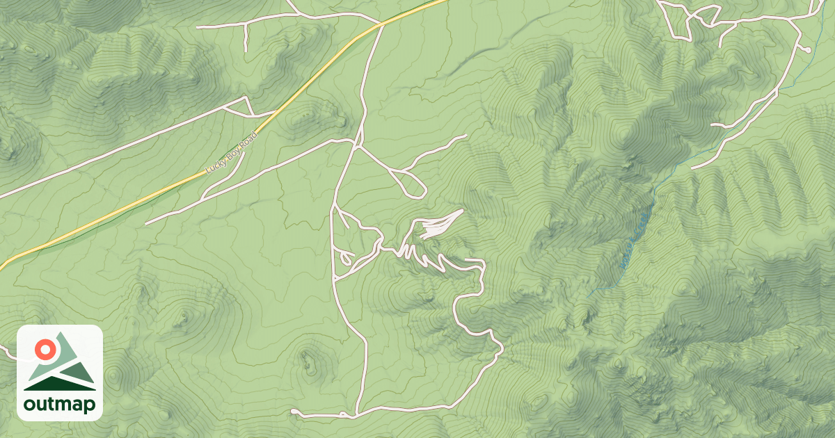 Map of GARFIELD CREEK ROAD