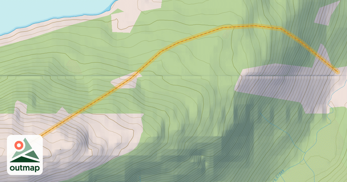 Map of Butters Lake Ridge