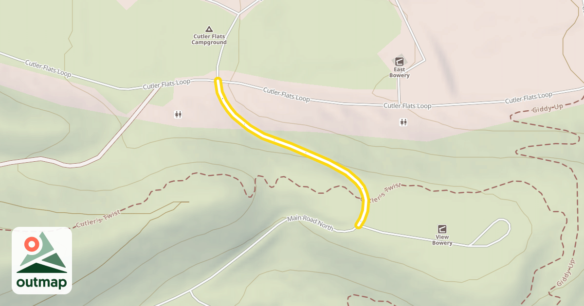 Map of Cutler Flat