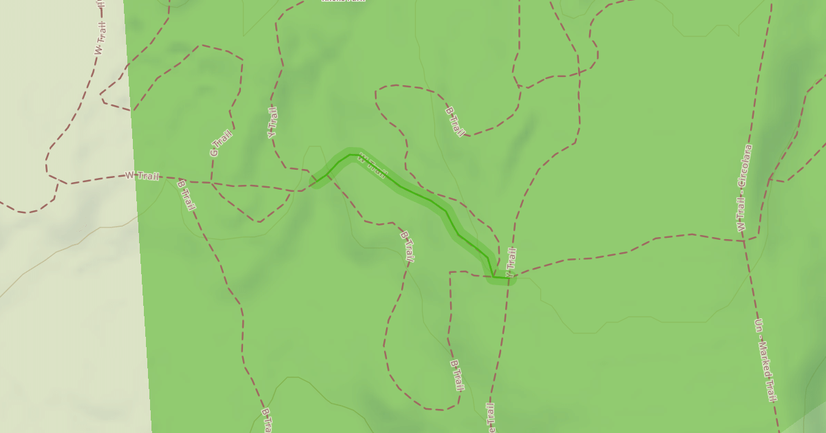 Map preview of W Trail