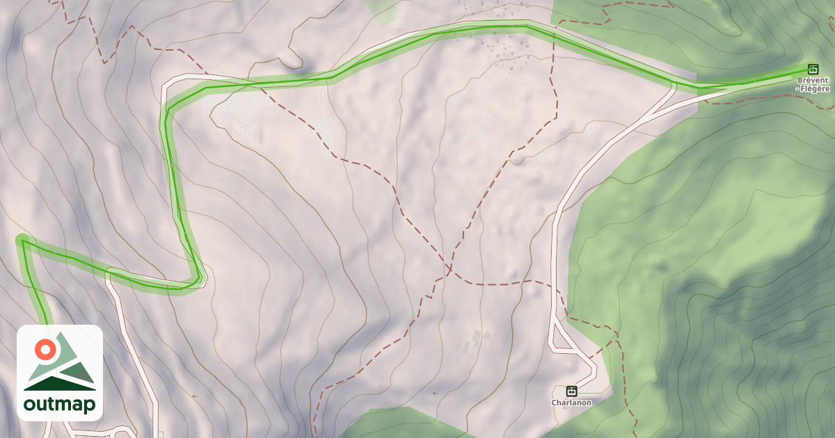 Map of Accès Flégère