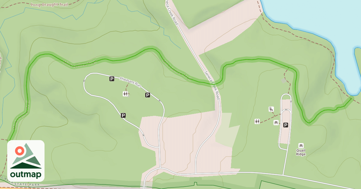 Map of Mink Hollow Trail