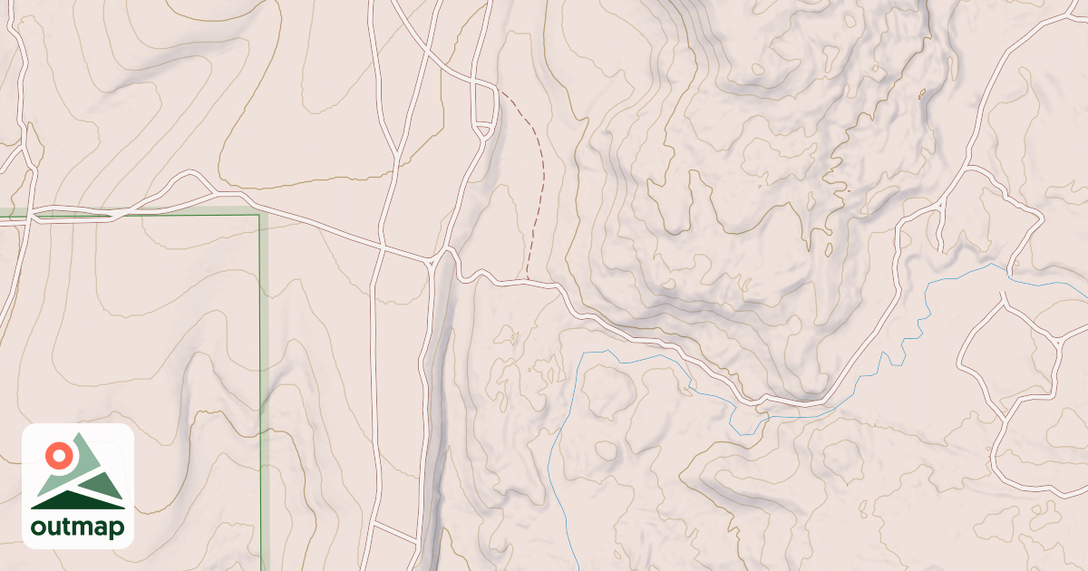 Map of CHICKEN CREEK