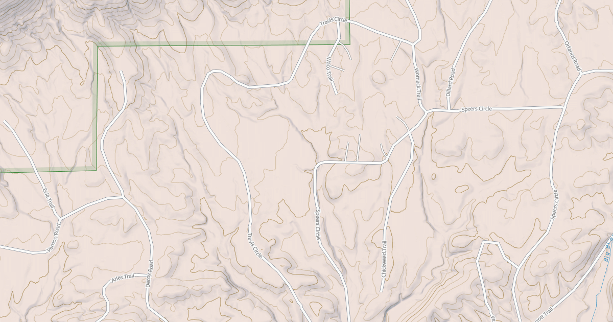 Map preview of TRAVIS CIRCLE