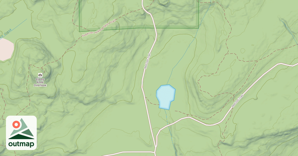 Map of Red Dot Trail