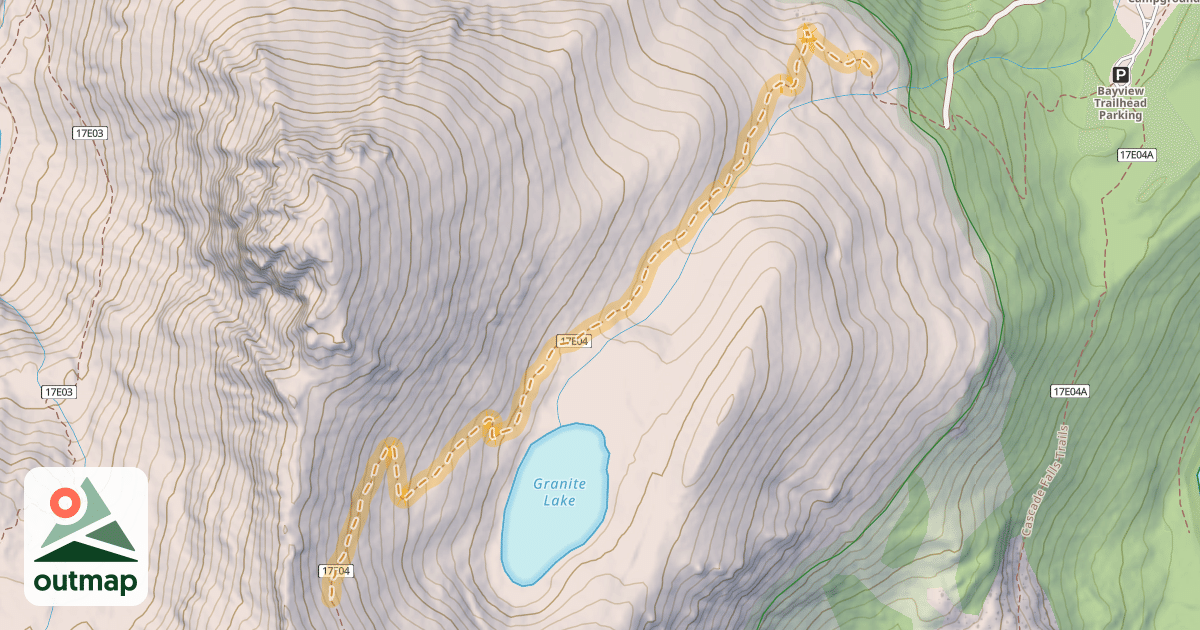 Map of Bayview Trail