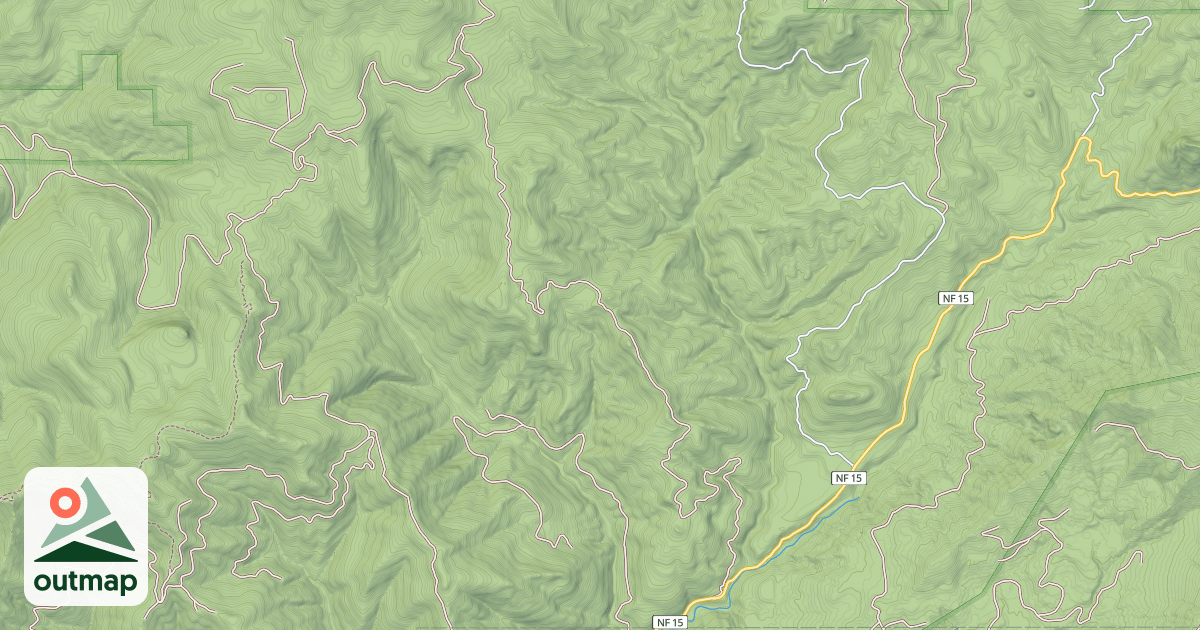 Map of QUENTIN CREEK