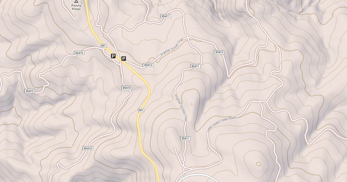 Map preview of PRATHER ACCESS