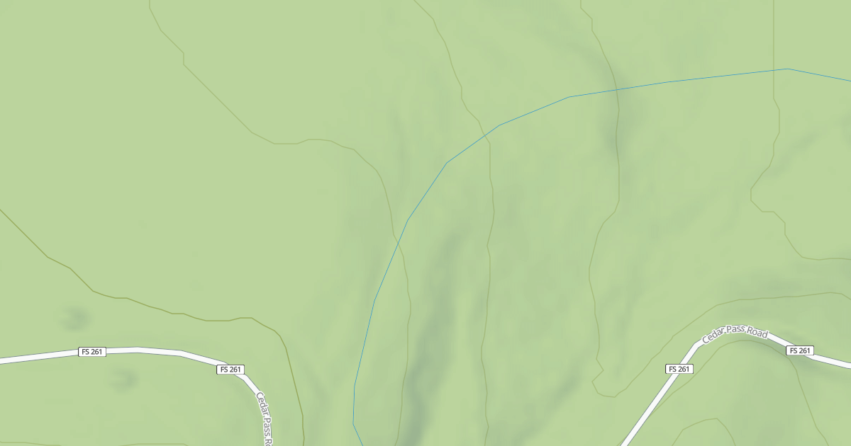 Map preview of CEDAR PASS SPUR 1H