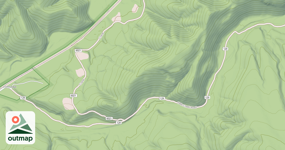 Map of PADS CREEK