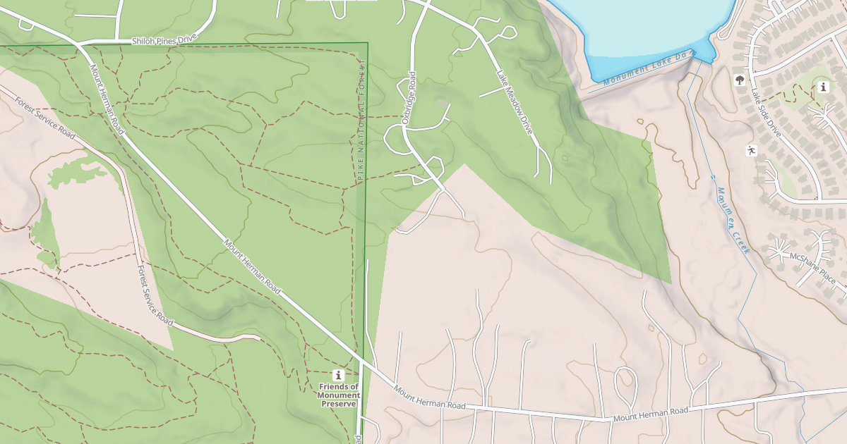 Map preview of MOUNT HERMAN