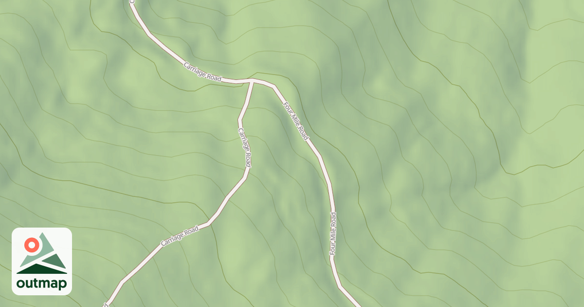 Map of FOUR MILE