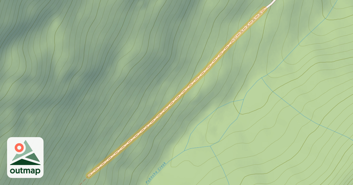 Map of A610 Pokosha Creek Road